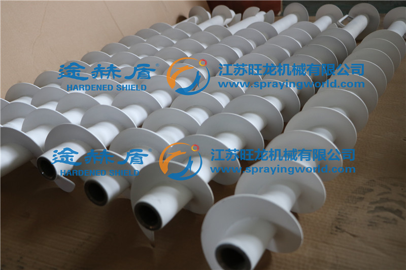 輸送螺旋軸陶瓷涂層噴涂、氧化鋁噴涂、氧化鋯噴涂